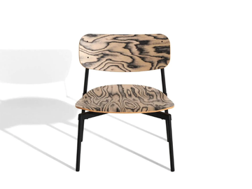 FROMME - Stackable Alpi wooden easy chair by Petite Friture - view 2